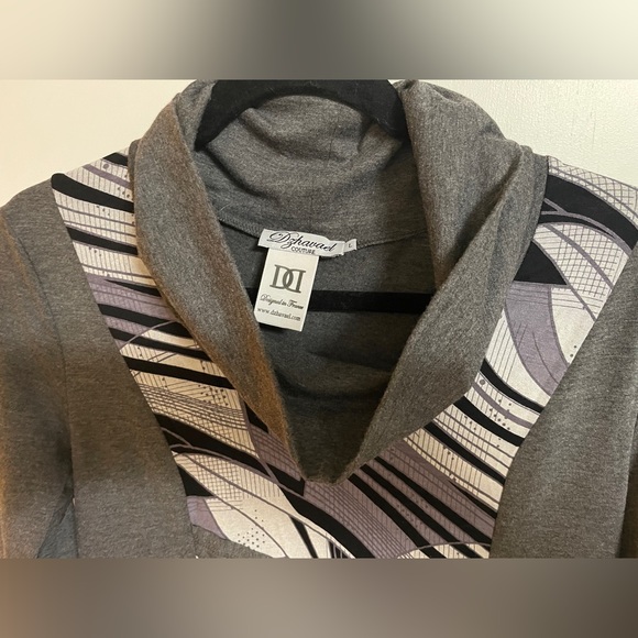 Dress with cowl neck & drawstring - Picture 2 of 6